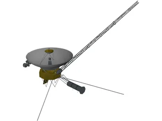 Voyager Probe 3D Model