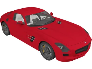 Mercedes-Benz SLS AMG (2011) 3D Model