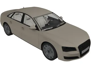 Audi A8 (2015) 3D Model