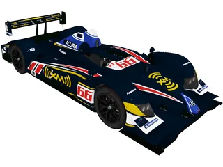 Acura ARX (2009) 3D Model