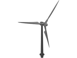 Ocean Windmill 3D Model