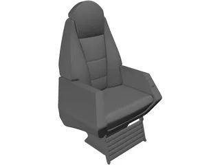 Executive Jet Seat 3D Model
