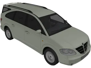 SsangYong Rodius 3D Model