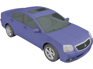 Mitsubishi Galant (2009) 3D Model