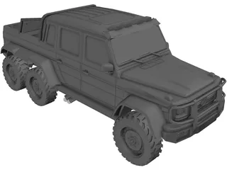 Mercedes-Benz G63 6x6 AMG 3D Model