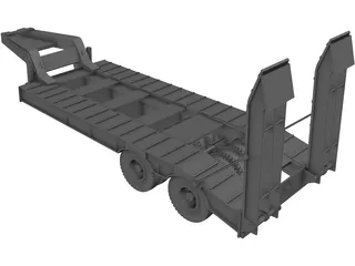 Kraz Trailer 3D Model