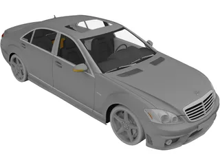 Mercedes-Benz S65 AMG 3D Model