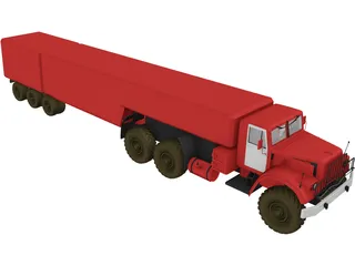 Kraz-6443 3D Model