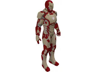 Iron Man Mark 42 3D Model