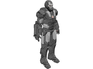 Iron Man War Machine 3D Model