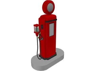 Gas Pump 3D Model