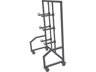 Fixture Rack 3D Model