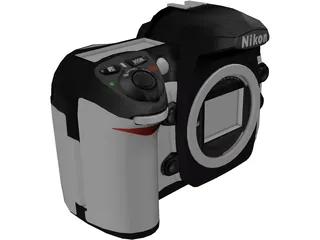 Nikon D200 3D Model