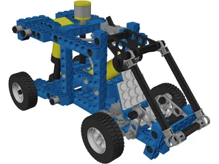 Lego Car 3D Model