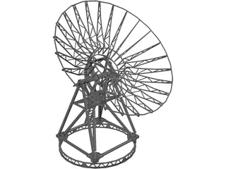 Satellite Dish 3D Model