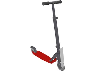 Childs Folding Scooter 3D Model