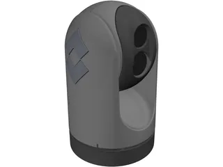 Flir M-Series Marine Camera 360 Degrees 3D Model