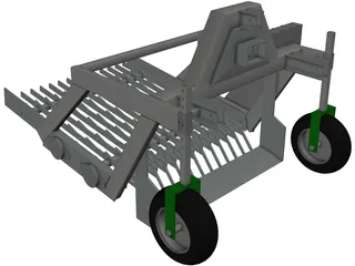 Seedlings Digger 3D Model