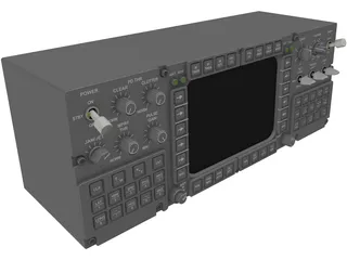 F-14A Cockpit Panel 3D Model