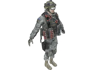 Soldier 3D Model