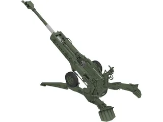 M777 Howitzer  3D Model