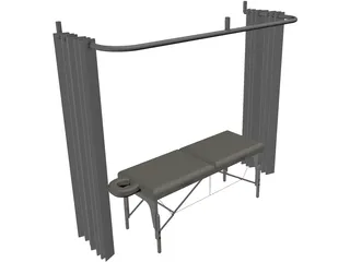 Massage Table 3D Model