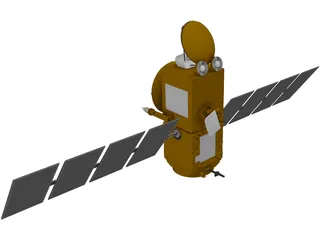 Jason-1 Satellite 3D Model