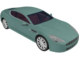 Aston Martin Rapide (2011) 3D Model