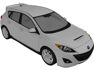 Mazda 3 MPS (2010) 3D Model