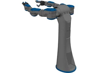 Two-Armed Industrial Robot 3D Model