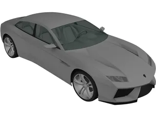 Lamborghini Estoque Concept (2008) 3D Model