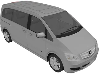 Mercedes-Benz Viano (2010) 3D Model