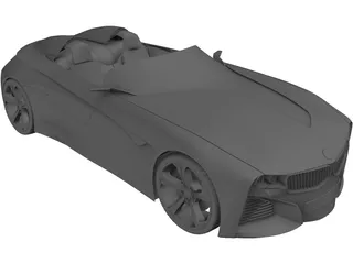 BMW Vision Connected Drive Concept (2011) 3D Model