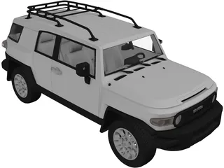 Toyota FJ Cuiser (2011) 3D Model