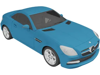 Mercedes-Benz SLK-Class R172 (2012) 3D Model