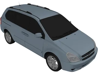 Kia Carnival Sedona 3D Model