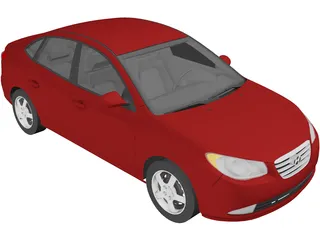 Hyundai Elantra (2008) 3D Model