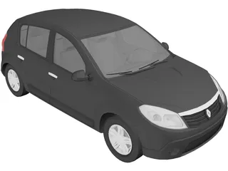 Renault Sandero 3D Model