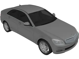 Mercedes-Benz C-Class (2012) 3D Model