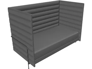 Sofa Alcove Bouroulec 3D Model