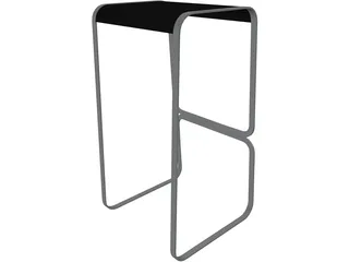 Bar Stool Continuum 3D Model