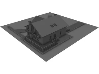 House in Noida 3D Model
