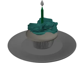 Cub Cake 3D Model