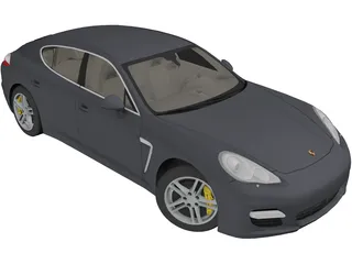 Porsche Panamera Turbo S (2012) 3D Model