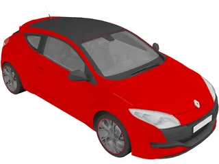 Renault Megane RS 265 (2013) 3D Model