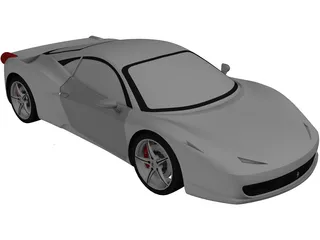 Ferrari 458 Italia 3D Model
