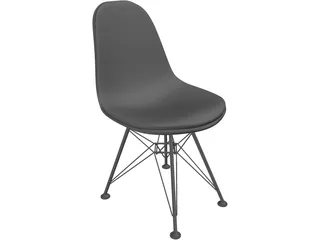 Plastic Side Chair 3D Model