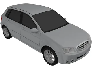 Kia Spectra (2007) 3D Model