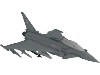 Eurofighter Typhoon 3D Model