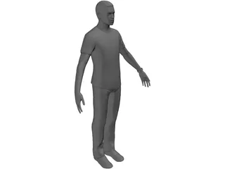 Generic Male 3D Model